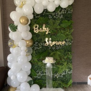 Babyshower gold nature