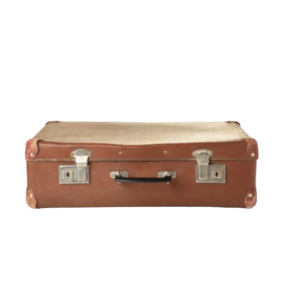 Loc'Ambiances vous propose à la location la valise vintage, parfaite pour vos décors vintage