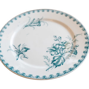 Petite assiette vintage vert