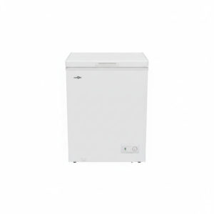 Location de congélateur coffre 200 L blanc fermé, design compact et simple à intégrer dans tout espace de stockage disponible chez loc'Ambiances à Dijon
